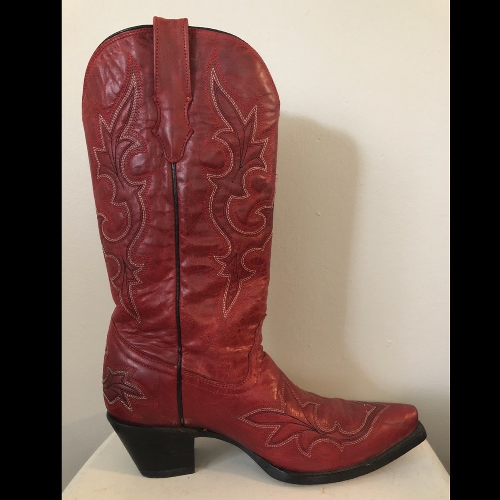 Red Corral Boots Like New